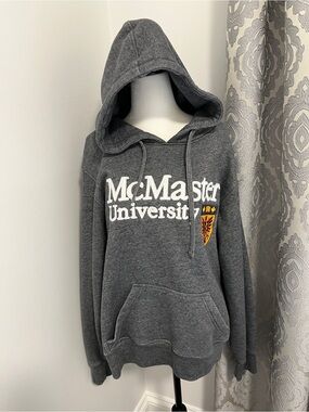Ladies Gray McMaster Hoodie